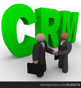 CRM - Business People Handshake