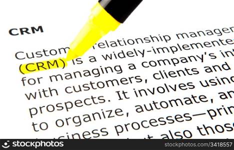 CRM - Customer relationship management