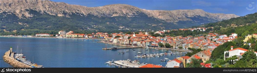 Croatian pearl, Baska - located in the island of KRK, with one of the most beautiful beach in Croatia