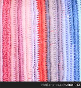 Crochet background with different colors, vintage design