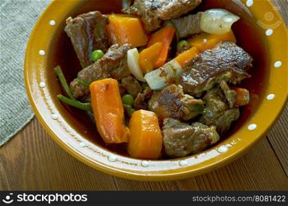 Crock pot Beef Stew.Canadian cuisine