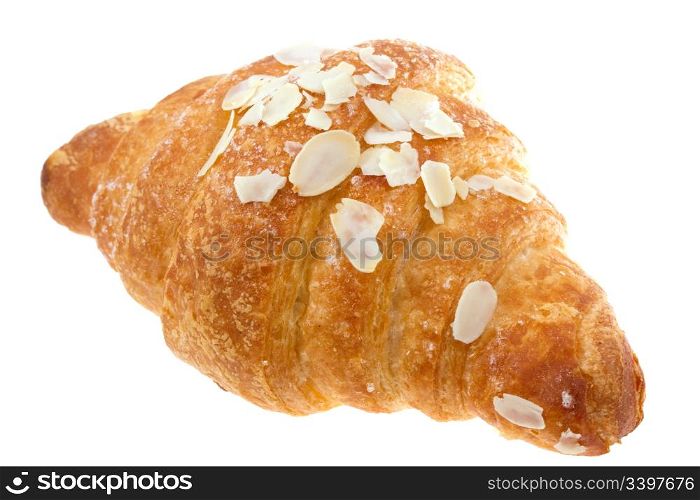 croissant isolated on a white