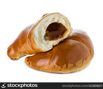 croissant isolated on white background