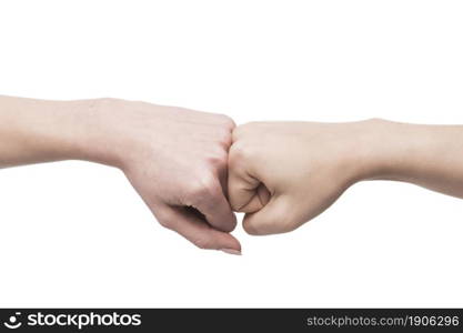 crop hand bumping fists. High resolution photo. crop hand bumping fists. High quality photo