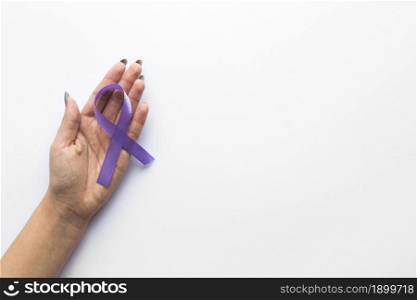 crop hand with lymphoma ribbon. Resolution and high quality beautiful photo. crop hand with lymphoma ribbon. High quality beautiful photo concept