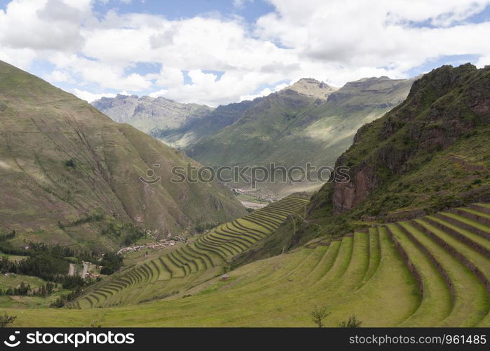 Crop terraces in Peru