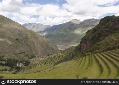 Crop terraces in Peru