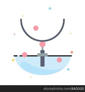 Cross, Easter, Halloween, Holiday, Necklace Abstract Flat Color Icon Template