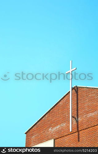 cross in italy old ancian wood and traditional texture