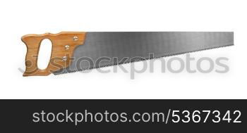 Crosscut saw isolated on white