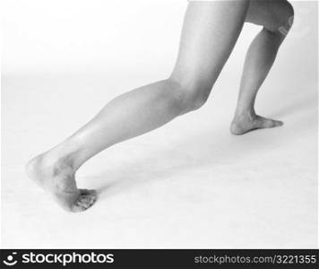 Crouching Nude Leg