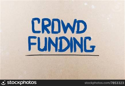 Crowd Funding Concept