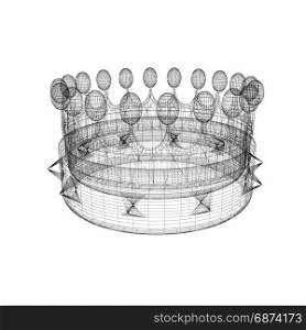 Crown. 3D illustration