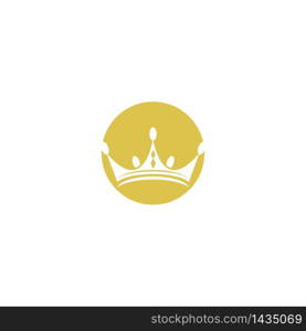 Crown Logo Template vector icon illustration design