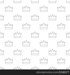 Crown pattern seamless black for any design. Crown pattern seamless