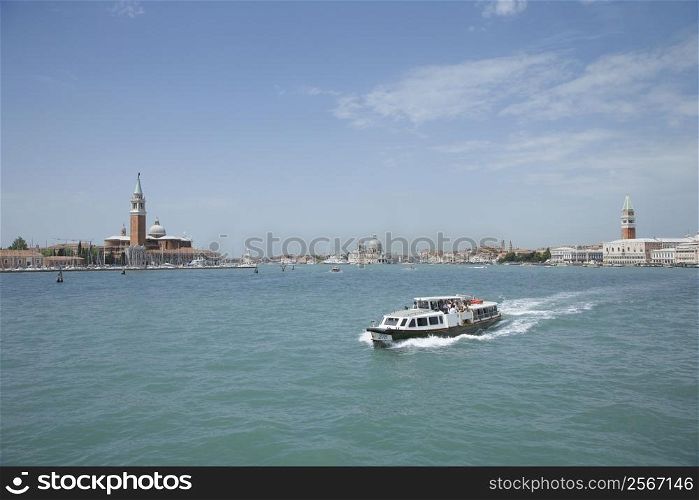 Cruise boat in Venice, Italy.