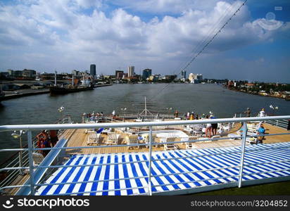 Cruise ship on Saigon River, Vietnam