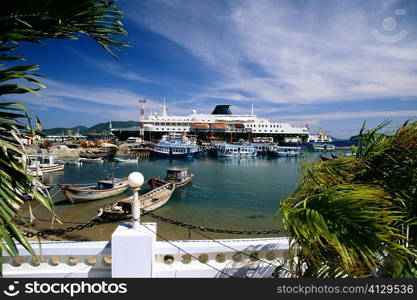 Cruise ship, Port of Nha Trang, Vietnam