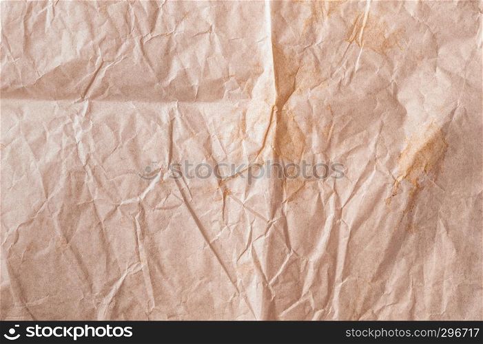 Crumpled old paper texture. Abstract grunge background. Distressed and industrial backdrop design. Dirty detail grain pattern.. Grunge paper texture. Crumpled old dirty cardboard distressed and industrial background design.