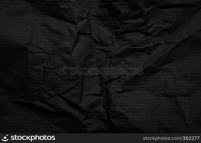 Crumpled paper for background usage