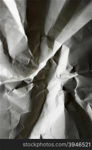 Crumpled paper, may be used as background