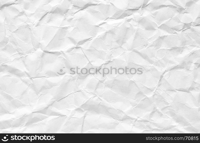 Crumpled paper texture background