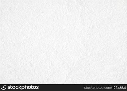 Crumpled white mulberry paper textured background, detail closed up