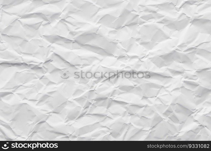 crumpled white paper texture. wrinkled paper texture background