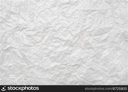 Crushed white paper texture