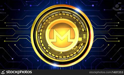 Cryptocurrency 3D rendering background is perfect for any type of news or information presentation. The background features a stylish and clean layout
