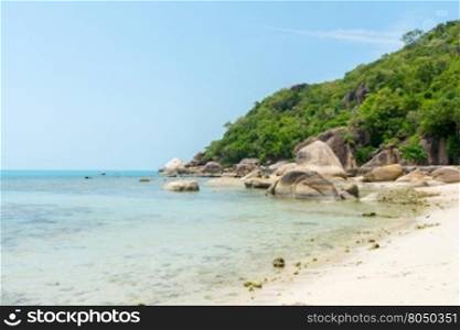 Crystal Bay, Silver Beach beach view at Koh Samui island, Thailand