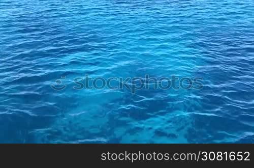 Crystal clear Mediterranean sea near Cyprus
