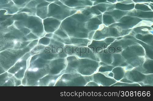Crystal clear Mediterranean sea water