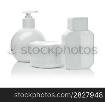 csmetical bottle and cream