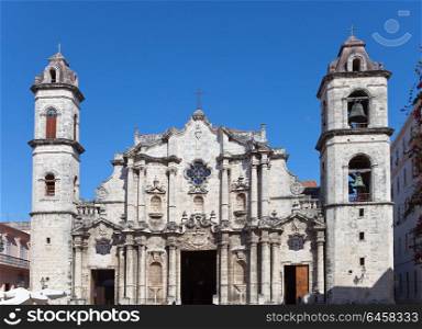 Cuba.The Cathedral of Havana