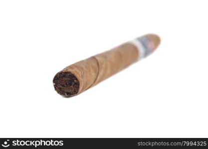 Cuban cigar isolated on white background