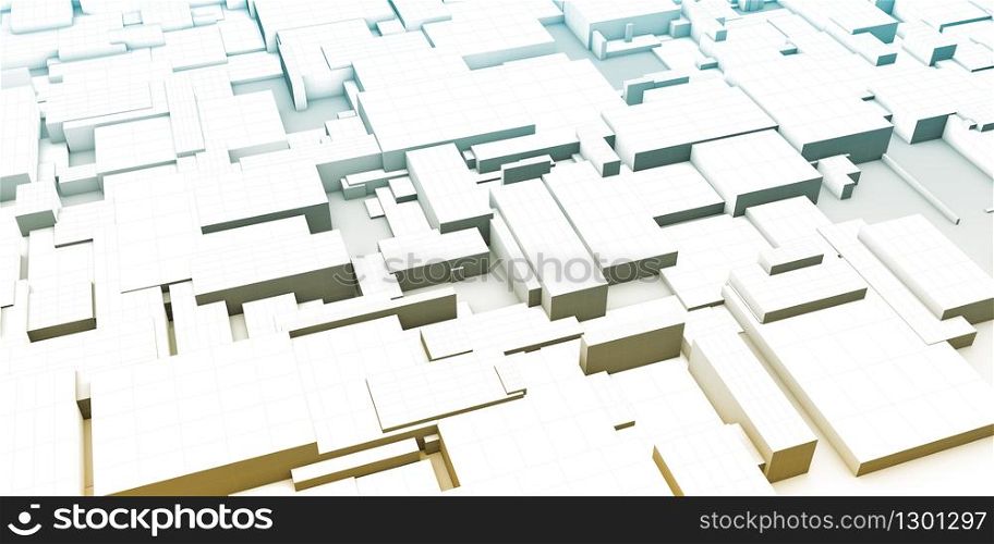Cube Futuristic Background with Merging Shapes Artwork. Cube Futuristic Background