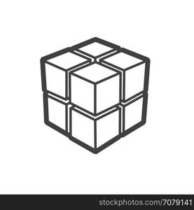 cube icon design vector