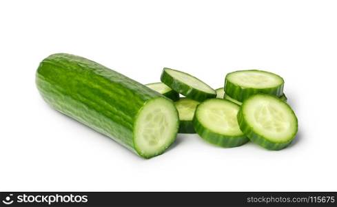 Cucumber. Cucumber isolated on white background
