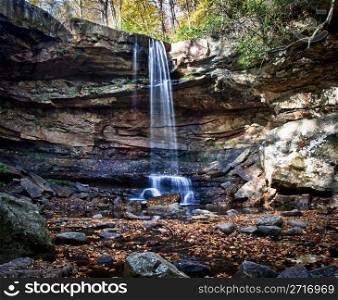 Cucumber Falls in Ohiopyle state park in Pennsylvania