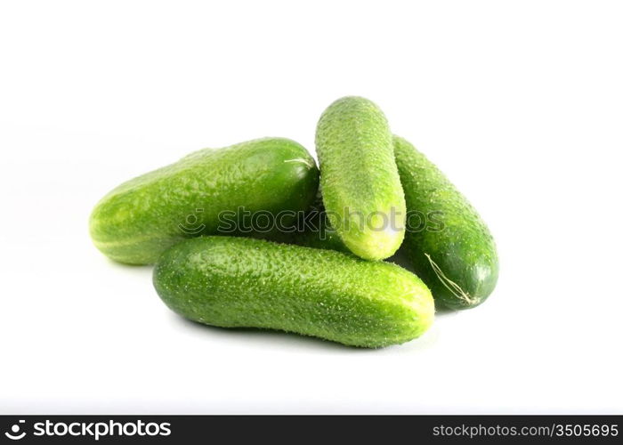 cucumber isolated on white background