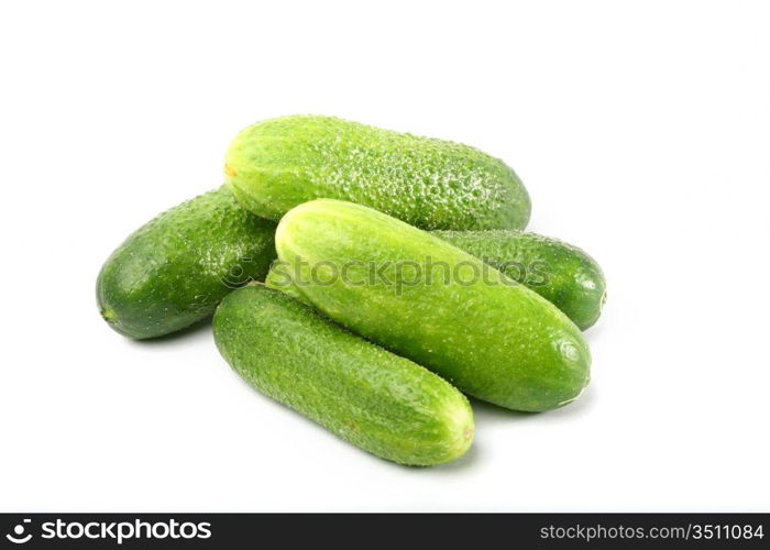 cucumber isolated on white background