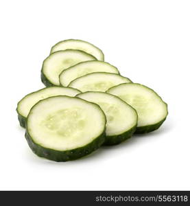 cucumber isolated on white background close up