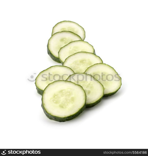 cucumber isolated on white background close up