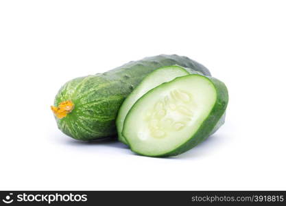 cucumber isolated over white background