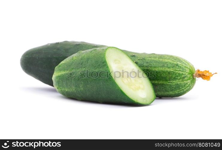 cucumber isolated over white background