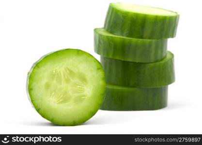 cucumber on isolated