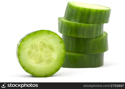 cucumber on isolated