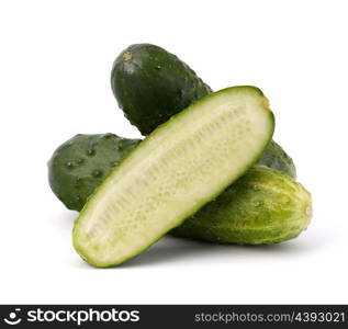 Cucumber vegetable isolated on white background