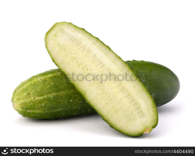 Cucumber vegetable isolated on white background